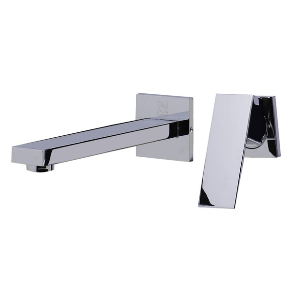 Alfi Brand Polished Chrome Sgl Lever Wallmount Bathroom Faucet AB1468-PC